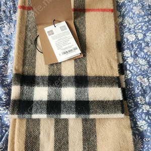 정품 버버리 캐시미어 머플러