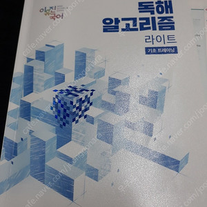 2026이유진 독해 알고리즘 라이트 팝니다!