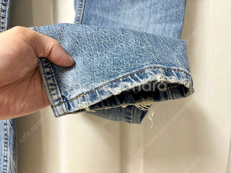 리바이스 502 데님 청바지 28 스트레치--2