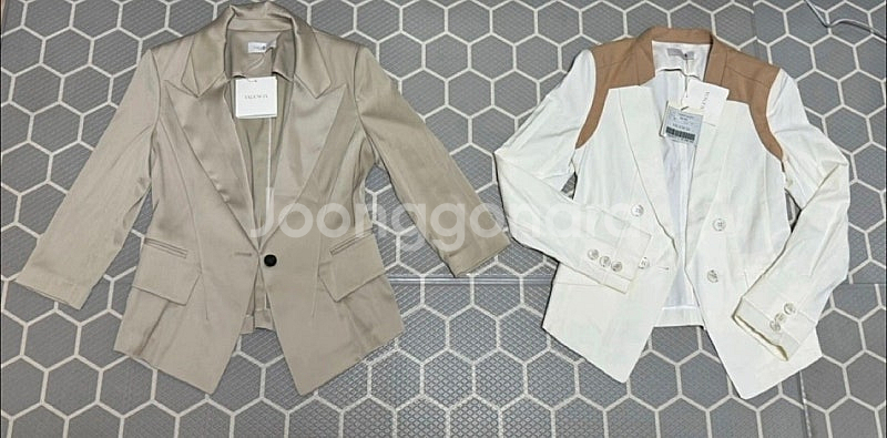 (새상품)발렌시아 스판자켓2개 일괄55사이즈--0