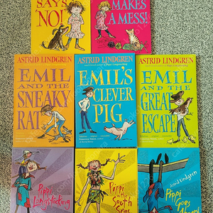 (영어원서 챕터북) 작가 Astrid Lindgren 아스트리드 린드그렌- Emil 시리즈, Pippi Longstocking 시리즈 외