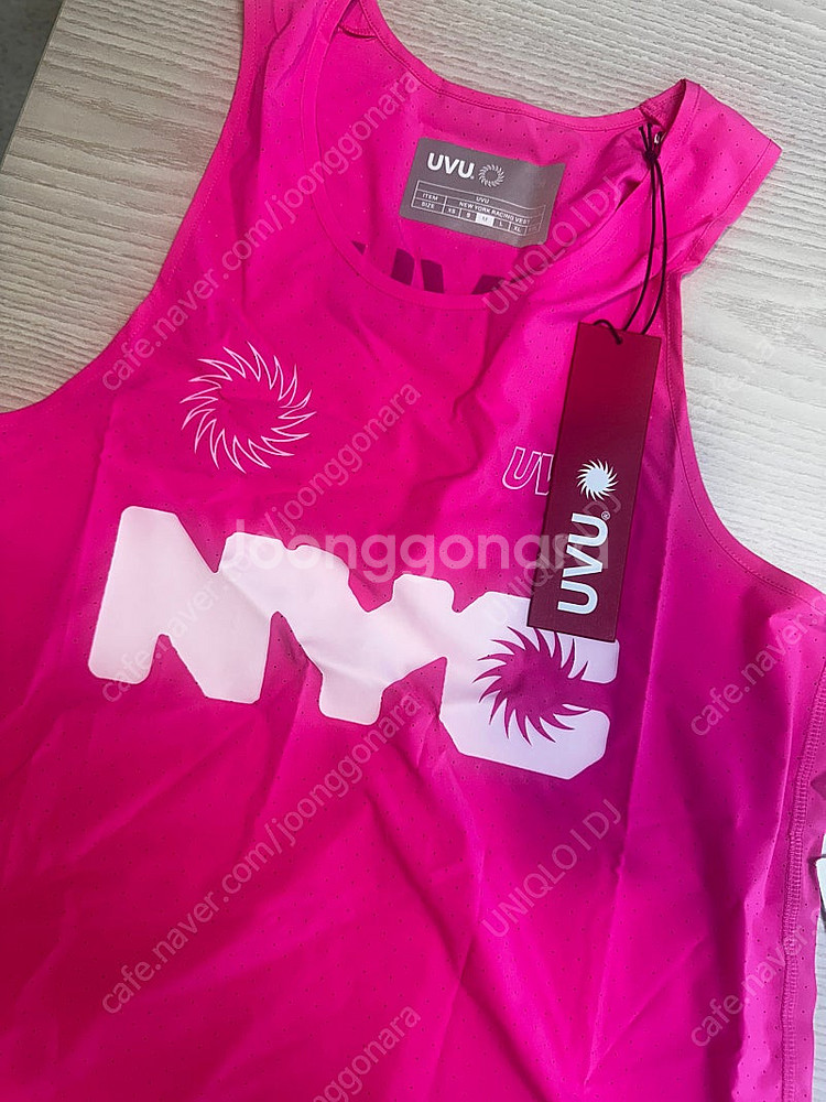 [M] UVU 러닝 싱글렛 핑크--0