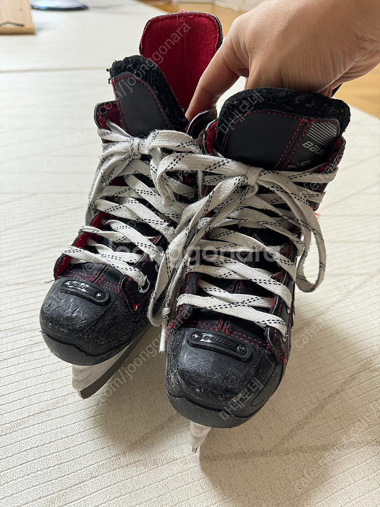 바우어 아동용 아이스 하키 스케이트(Y13.5 207mm)--0