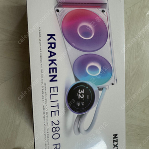 가격 내립니다 NZXT KRAKEN ELITE V2 280 RGB 화이트 크라켄 수냉 쿨러 판매합니다