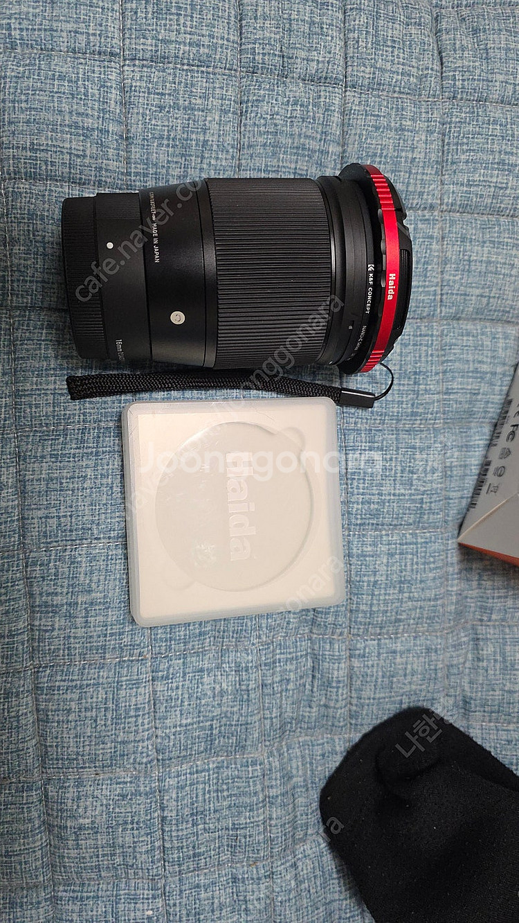 시그마 16mm f1.4 16.4 E마운트 소니크롭바디용 단렌즈+하리오가변필터--0