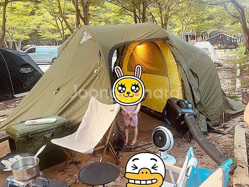 김레 패밀리 4+ 텐트 구형(이너텐트, 보강키트 장착,...--1