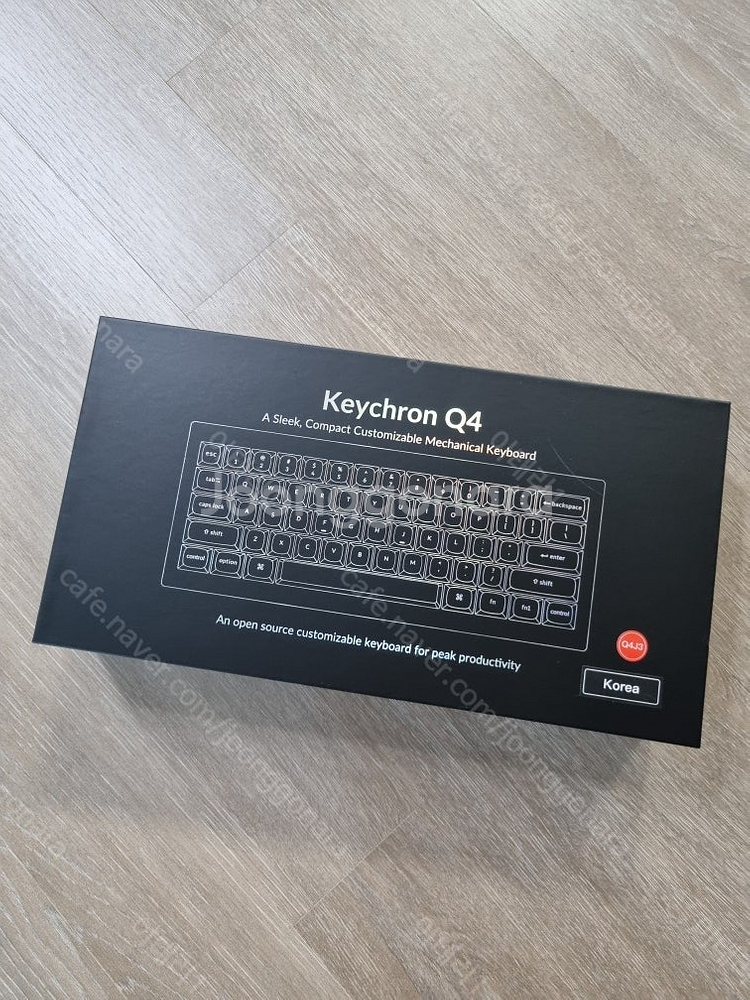 키크론 Q4 알루미늄 커스텀 기계식 키보드 새상품--1