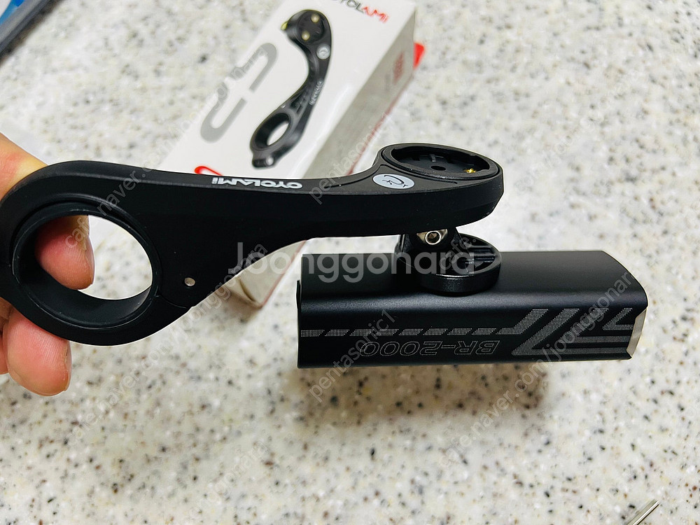 2000루멘 C타입 자전거 라이트 후레쉬 전조등 가민형 거치대 서비스--9