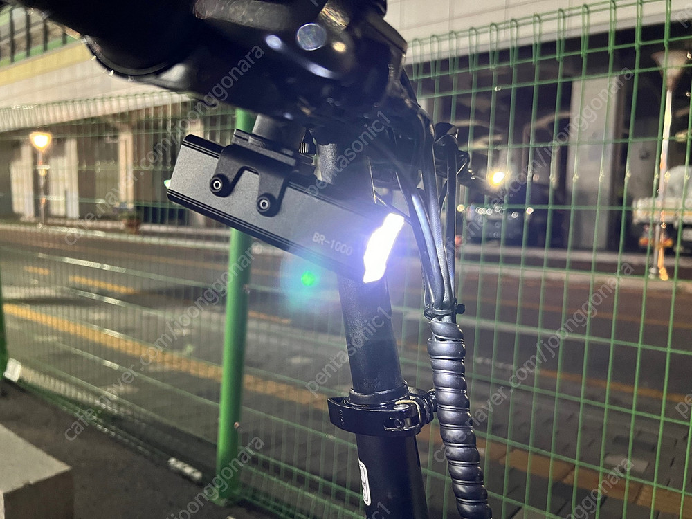 리얼 1000루멘 자전거 후레쉬 라이트 C타입(가민 고프로 브라켓 포함)--5