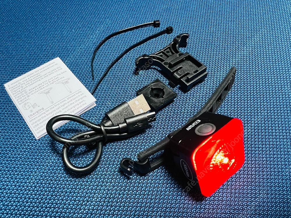 안투시A8 프로 C타입 자전거 킥보드 도난방지 경보기+후미등(배터리 서비스) 등 3종 이미지