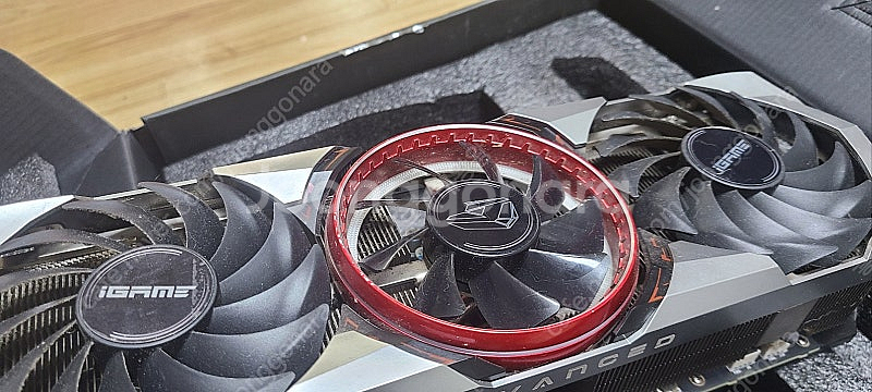 컬러플 지포스RTX 3080 그래픽카드+팬쿨러--2