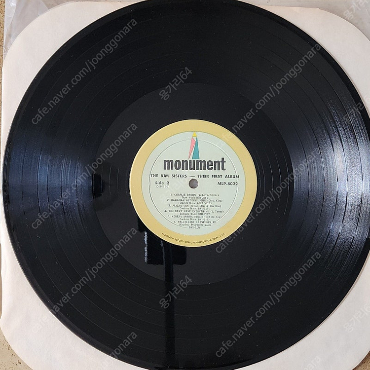 Kim Sisters 김씨스터즈 미국반 LP (모노 초반)--3