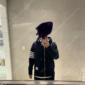 (정품) 톰브라운 4 bar 후드 집업 7사이즈