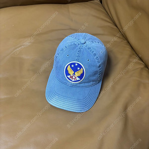 RRL 더블알엘 랄프로렌 폴로 미드나잇 블루 6패널 윙로고 볼캡 모자 (Midnight Blue)