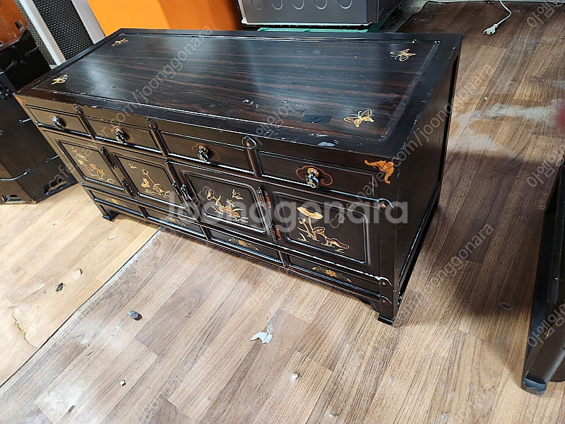 옛날가구 인테리어소품 나무장식장 고풍나무함 보관함 인테...--5