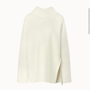 오르 터틀넥 울 블라우스 아이보리 스몰(새상품)