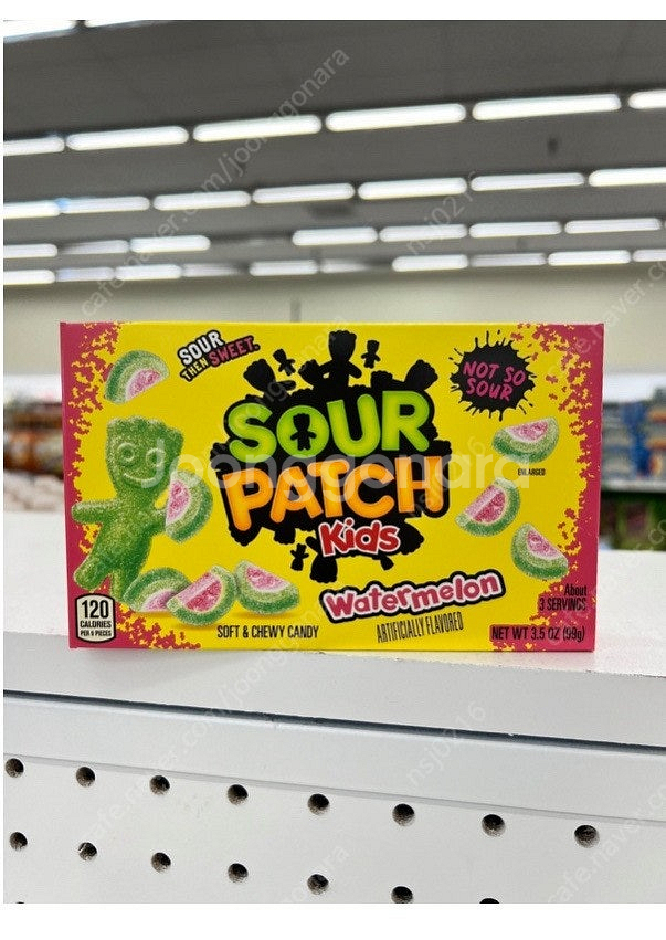 사우어패치 키즈 오리지날 7상자 & 워터멜론 5상자 일괄 미개봉새상품 (택포)--1