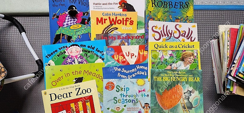 노부영 책과 cd 15개 세트 5만원 가격 내림--0