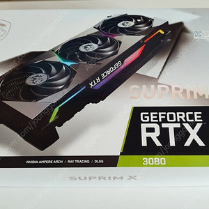 MSI RTX3080 슈프림 판매합니다