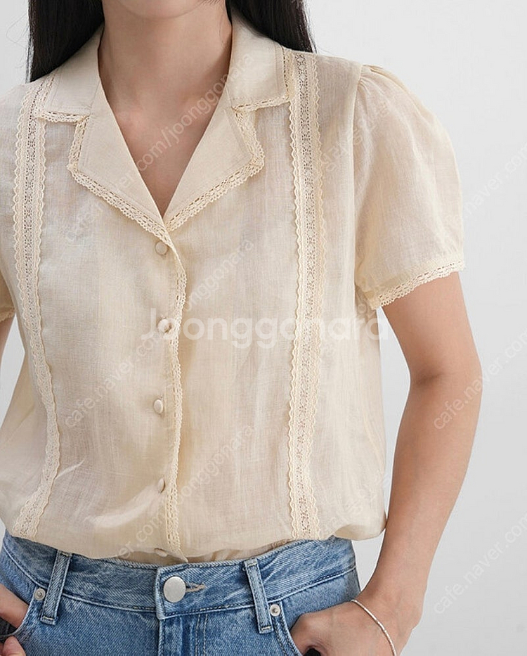 11am 베이지컬러 브라우스--1