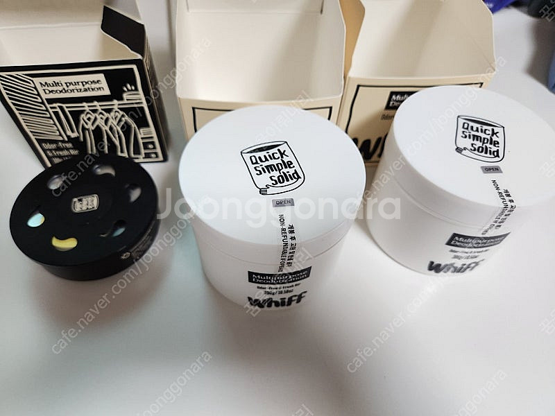 (미개봉 새제품) 위프 탈취제 2개+차량용탈취제 택포 3.0팝니다--2