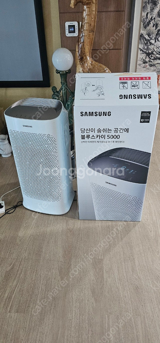 삼성 블루스카이 5000 공기청정기 거의 새것--3