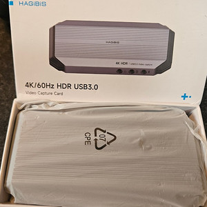 하기비스 4k 60hz hdr 외장 캡쳐보드 판매합니다. hagibis