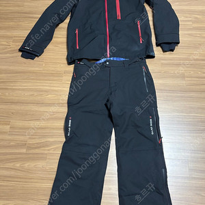2324오비오보드복(상하의 셋업)ONYX 3LAYER 오닉스 3레이어 블랙 자켓 L / 바지 M