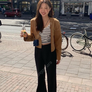 타낫 헤이그 스웨이드 자켓 tannat haag