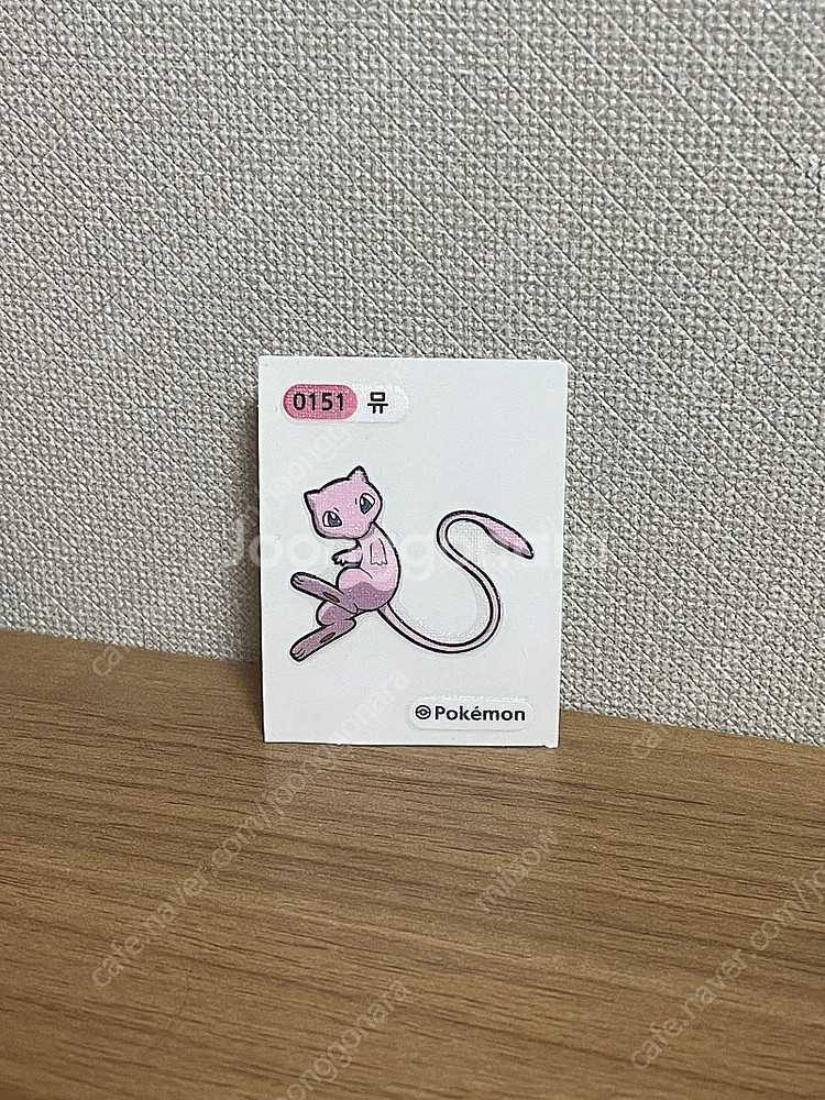 포켓몬 띠부실 띠부씰 뮤 0151 뮤--0