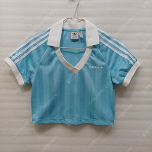 택포 아디다스 스포츠 풋볼 크롭 탑 반팔 티 저지 여성 S 사랑봉봉