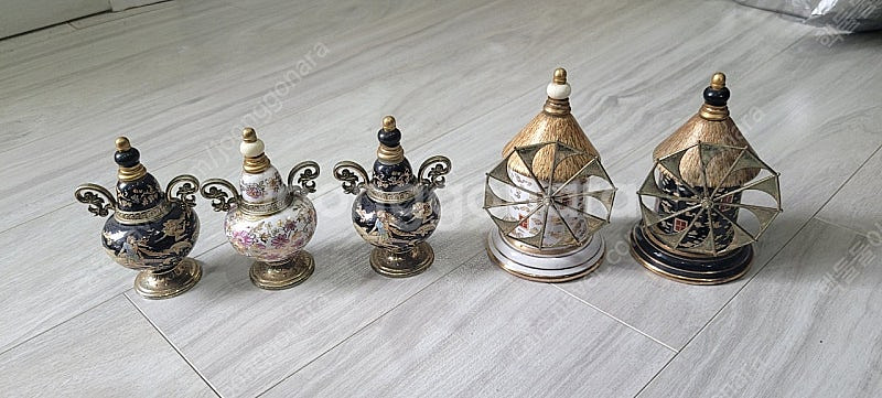 그리스 엔틱 빈티지 향수병 장식품 일괄 택포 10.0--0