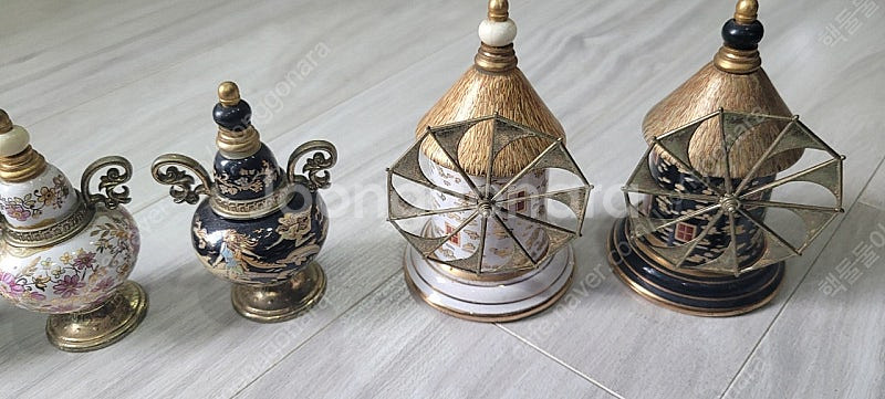 그리스 엔틱 빈티지 향수병 장식품 일괄 택포 10.0--3