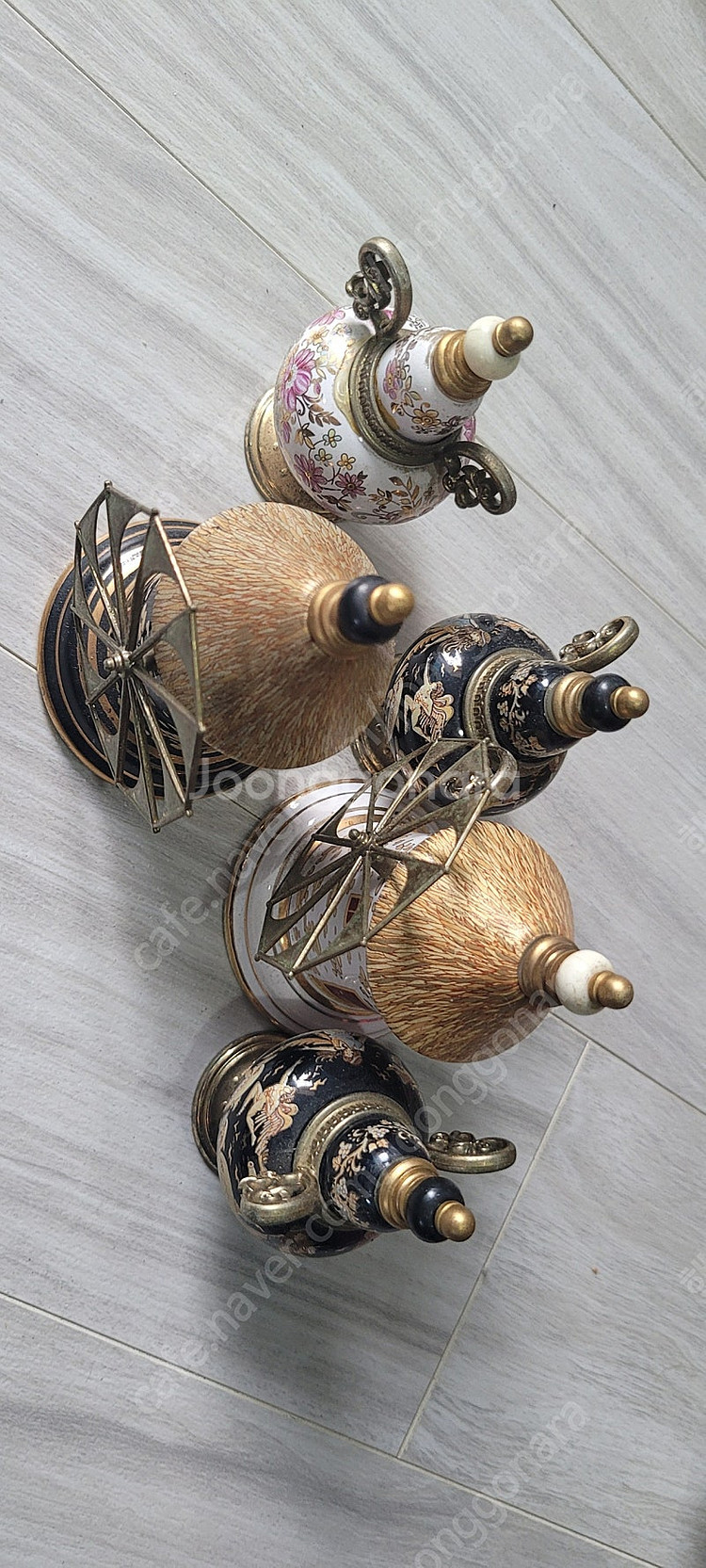 그리스 엔틱 빈티지 향수병 장식품 일괄 택포 10.0--4