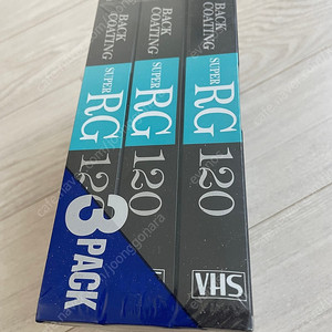비디오 공테이프 VHS (SKC Super RG VHS 120) 미