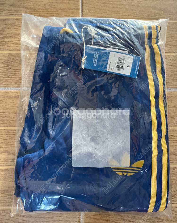 아디다스 제니 트레이닝 팬츠 부츠컷 블루 M 매장 정품 새상품--1