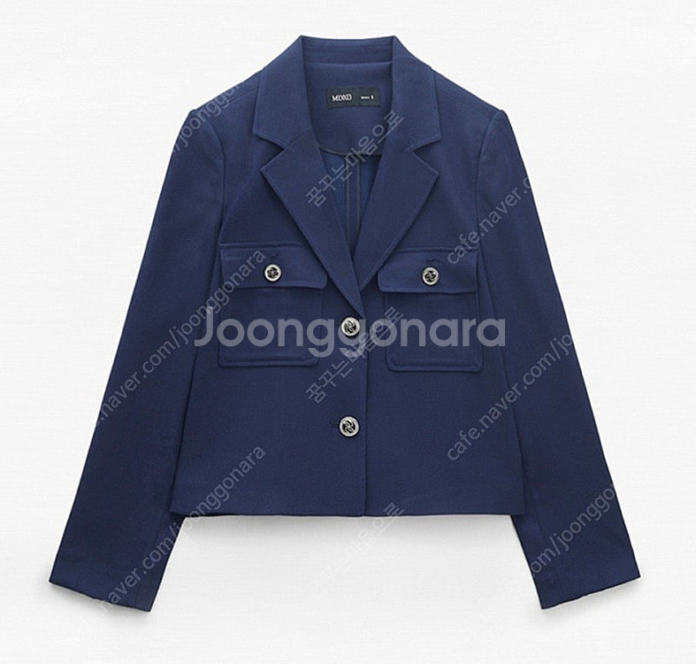 미쏘 테일러드 카라 자켓 스커트 셋업--6