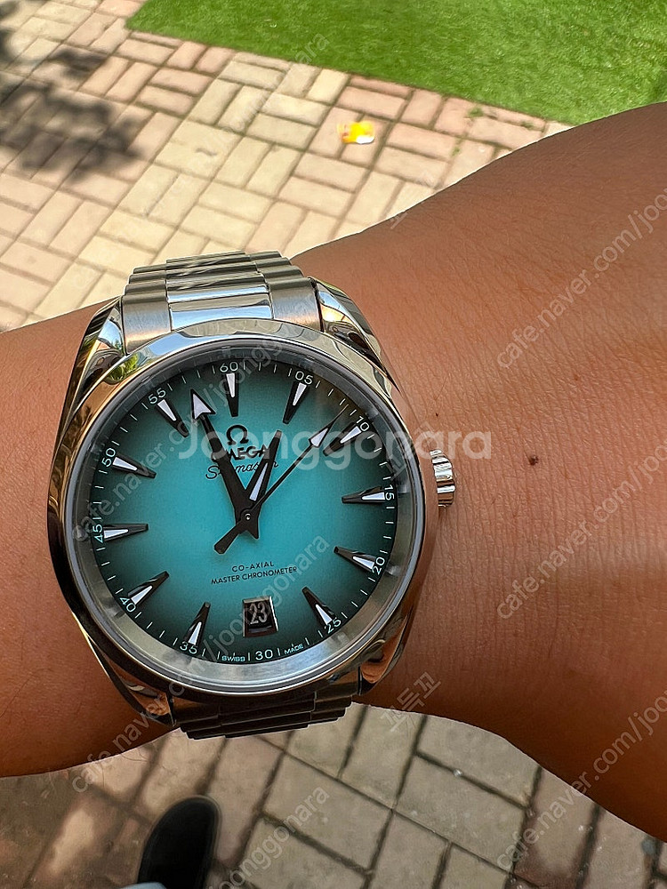 오메가 씨마스터 아쿠아테라 터콰이즈 38mm (25.3)--0