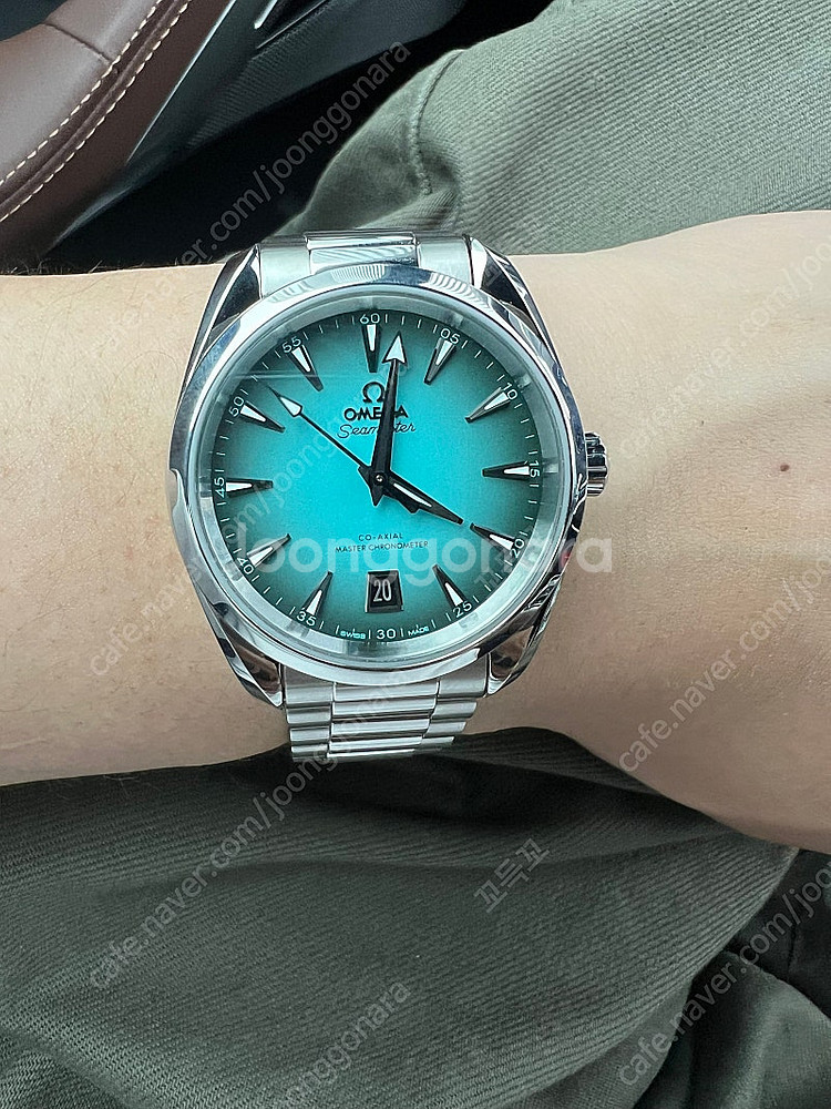 오메가 씨마스터 아쿠아테라 터콰이즈 38mm (25.3)--1