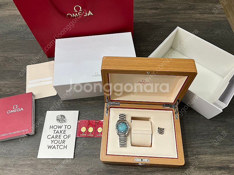 오메가 씨마스터 아쿠아테라 터콰이즈 38mm (25.3)--4