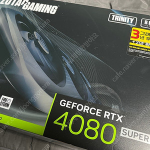 ZOTAC GAMING 지포스 RTX 4080 SUPER Trinity D6X 16GB
