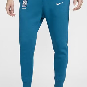 나이키 대한민국 플리스 조거 그린 어비스