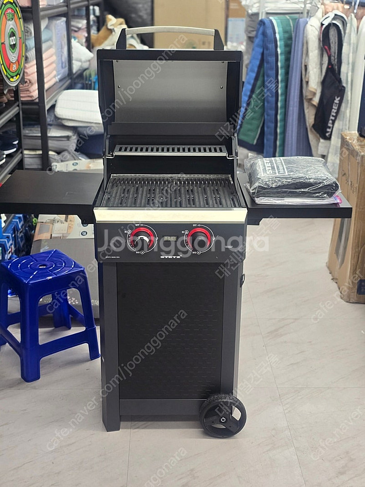 스테츠 시어 EV3 대형 전기 바베큐그릴 패키지 새상품--1