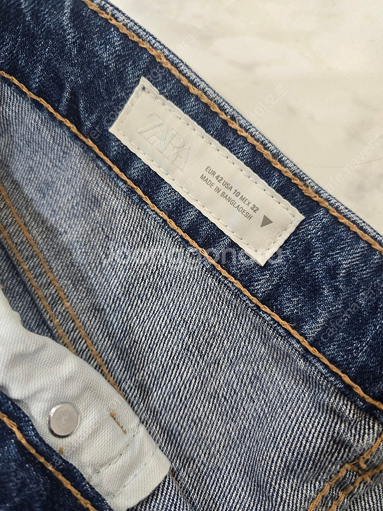 자라 데님 청바지 데미지진 42(32사이즈)--2