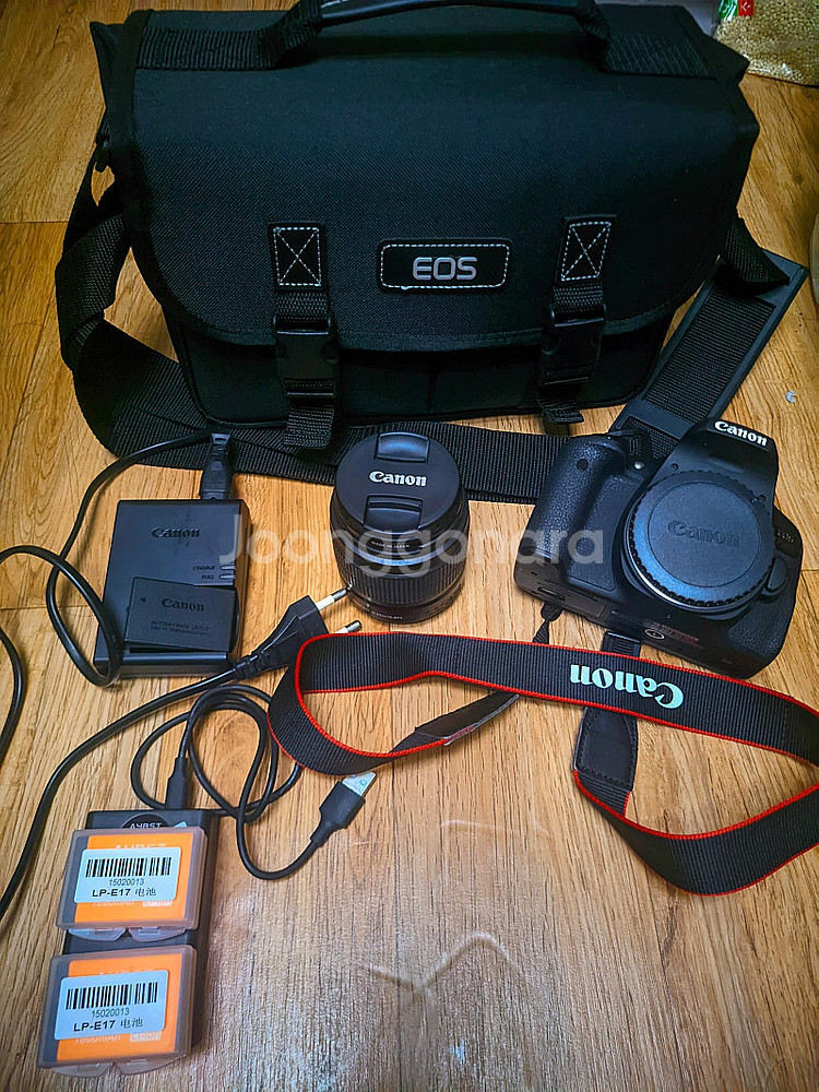 캐논 EOS 750D, 18-55mm렌즈 판매합니다--0