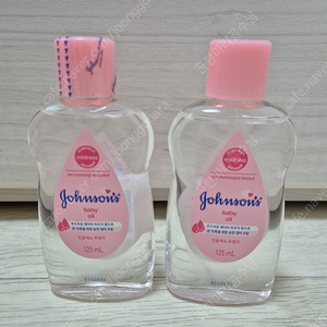 존슨즈 베이비 오일125ml 2개