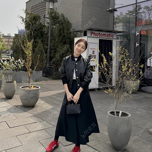 일레븐써티 레더 블루종