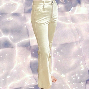 11am 코듀로이 부츠컷 팬츠 아이보리 S