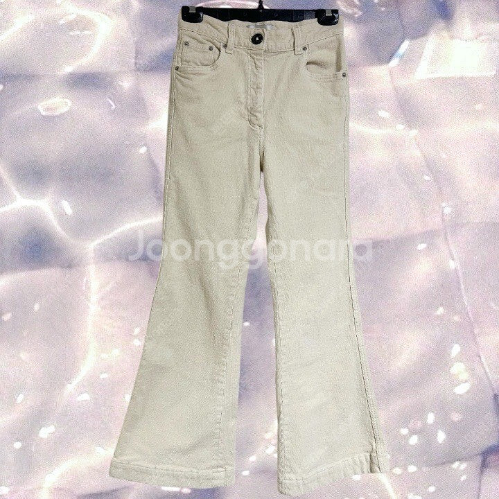 11am 코듀로이 부츠컷 팬츠 아이보리 S--3