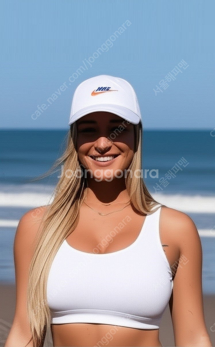 NIKE 나이키 헤리티지86 희귀컬러 형광 오렌지/블루 써머 트로피칼 볼캡 모자--1